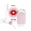 Вібратор-цукерка на паличці KISSTOY Pink Pop, зарядний кейс-нічник