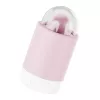 Вібратор-цукерка на паличці KISSTOY Pink Pop, зарядний кейс-нічник