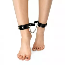 Поножи из экокожи Art of Sex - Emoji Ankle cuffs - 1