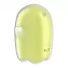 Вакуумний кліторальний стимулятор із вібрацією Satisfyer Glowing Ghost Yellow