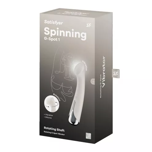 Вібратор із ротацією Satisfyer Spinning G-Spot 1 Beige