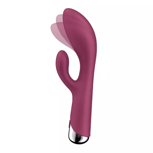 Вибратор-кролик с ротацией Satisfyer Spinning Rabbit 1 Red
