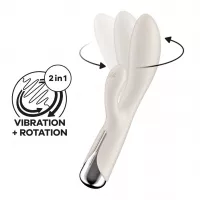 Вібратор-кролик із ротацією Satisfyer Spinning Rabbit 1 Beige