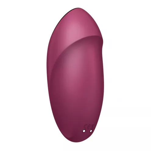 Вибростимулятор-пульсатор Satisfyer Tap & Climax 1 Red, эффект постукивания пальцем