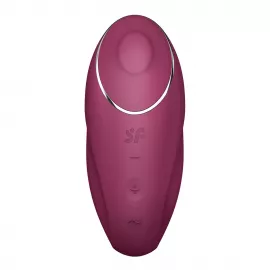 Вибростимулятор-пульсатор Satisfyer Tap & Climax 1 Red, эффект постукивания пальцем - 7