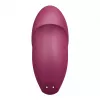 Вибростимулятор-пульсатор Satisfyer Tap & Climax 1 Red, эффект постукивания пальцем
