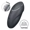 Вібростимулятор-пульсатор Satisfyer Tap & Climax 1 Grey, ефект постукування пальцем