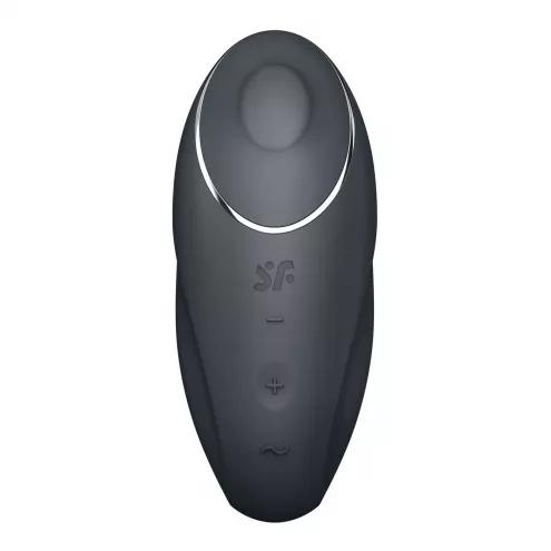 Вібростимулятор-пульсатор Satisfyer Tap & Climax 1 Grey, ефект постукування пальцем