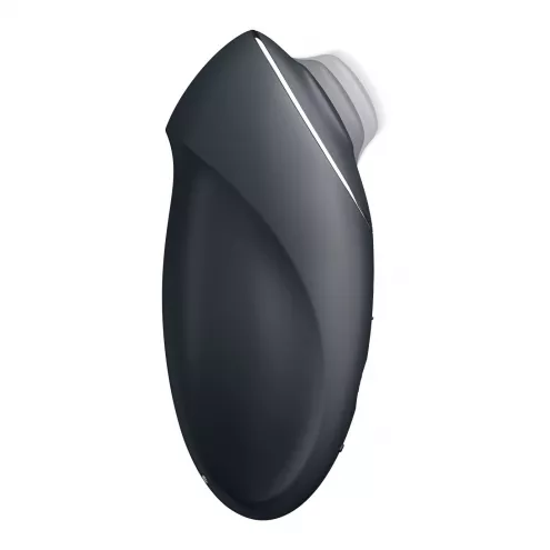 Вібростимулятор-пульсатор Satisfyer Tap & Climax 1 Grey, ефект постукування пальцем