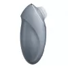 Вибростимулятор-пульсатор Satisfyer Tap & Climax 1 Bluegrey, эффект постукивания пальцем