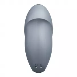 Вибростимулятор-пульсатор Satisfyer Tap & Climax 1 Bluegrey, эффект постукивания пальцем - 3