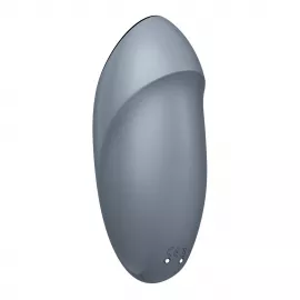 Вибростимулятор-пульсатор Satisfyer Tap & Climax 1 Bluegrey, эффект постукивания пальцем - 6