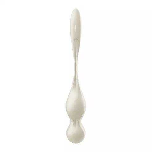 Вагінальні смарт-кульки з вібрацією Satisfyer Love Birds 1 Connect App White, 78 г