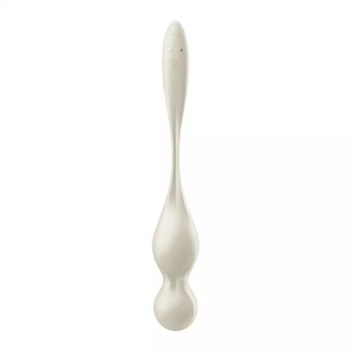 Вагінальні смарт-кульки з вібрацією Satisfyer Love Birds 1 Connect App White, 78 г