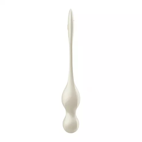 Вагінальні смарт-кульки з вібрацією Satisfyer Love Birds 1 Connect App White, 78 г
