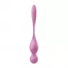 Вагинальные смарт-шарики с вибрацией Satisfyer Love Birds 1 Connect App Pink, 78 г