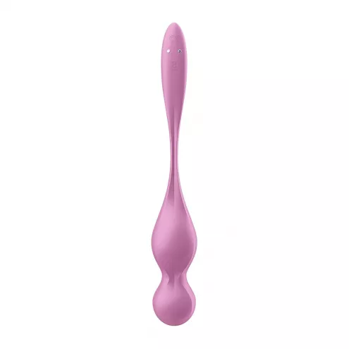 Вагинальные смарт-шарики с вибрацией Satisfyer Love Birds 1 Connect App Pink, 78 г