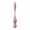 Вагинальные смарт-шарики с вибрацией Satisfyer Love Birds 1 Connect App Pink, 78 г