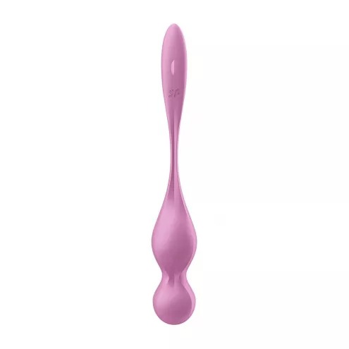 Вагинальные смарт-шарики с вибрацией Satisfyer Love Birds 1 Connect App Pink, 78 г