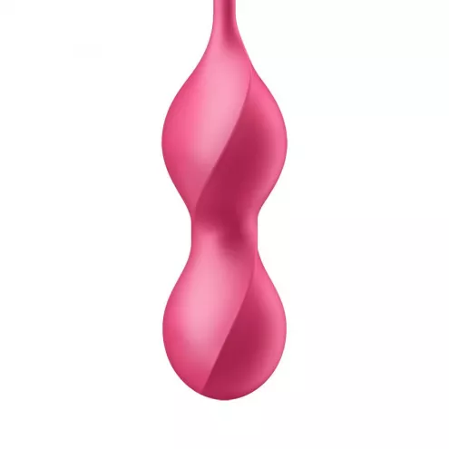 Вагінальні смарт-кульки з вібрацією Satisfyer Love Birds 2 Connect App Red, 86 г, пульт ДК