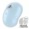 Вакуумний кліторальний стимулятор із вібрацією Satisfyer Cutie Ghost Blue