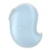Вакуумний кліторальний стимулятор із вібрацією Satisfyer Cutie Ghost Blue