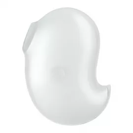 Вакуумный клиторальный стимулятор с вибрацией Satisfyer Cutie Ghost White - 2