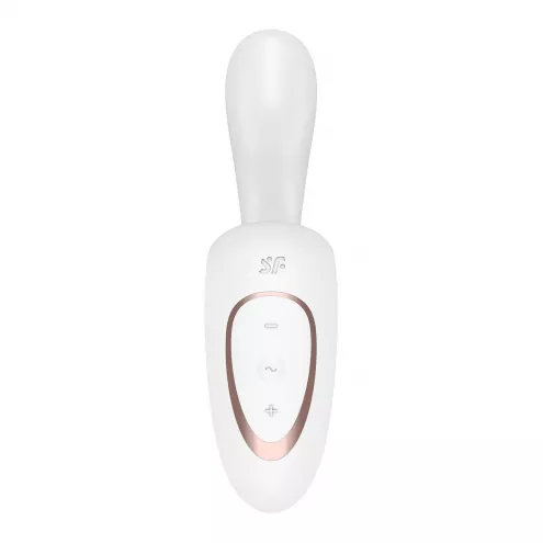 Вагінально-кліторальний вібратор Satisfyer G for Goddess 1 White