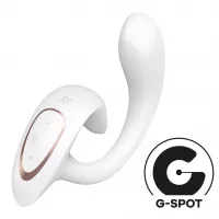 Вагінально-кліторальний вібратор Satisfyer G for Goddess 1 White