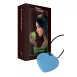 Мини-вибратор «Сердечко» FairyGasm PleasureStone blue