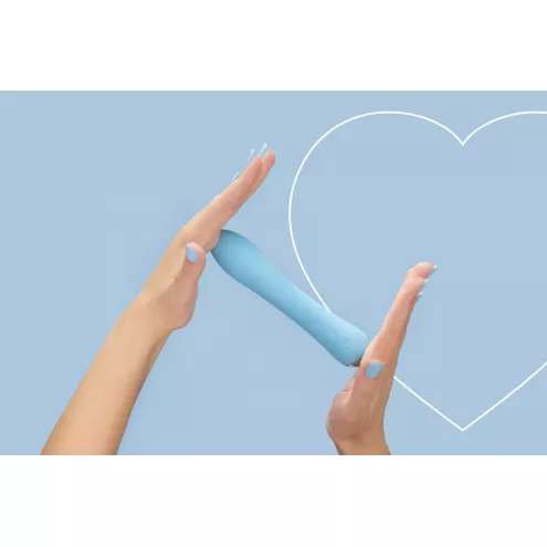 Вібратор з підігрівом FairyGasm WowGenie blue, підігрів до 42 °C
