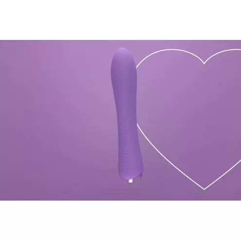 Вібратор з підігрівом FairyGasm WowGenie violet, підігрів до 42 °C