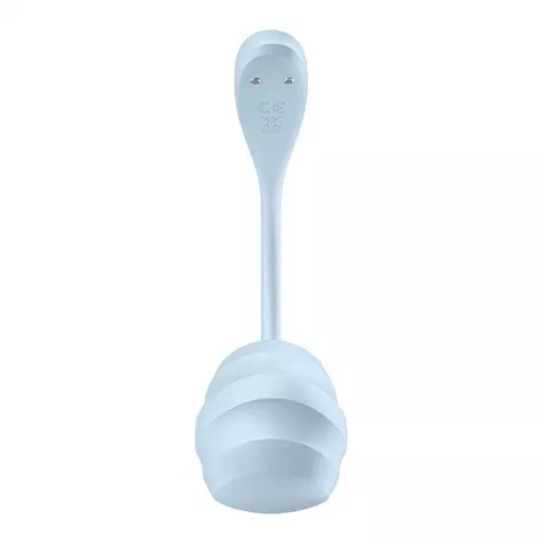 Смарт-виброяйцо Satisfyer Smooth Petal Connect App Light Blue