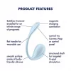 Смарт-виброяйцо Satisfyer Smooth Petal Connect App Light Blue