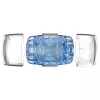 Мастурбатор Fleshlight Quickshot Turbo Blue Ice, компактний, відмінно для пар та мінету