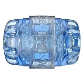 Мастурбатор Fleshlight Quickshot Turbo Blue Ice, компактный, отлично для пар и минета - 4