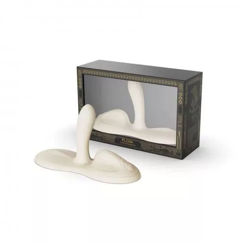 Вібратор Zalo – Flora  Ivory White