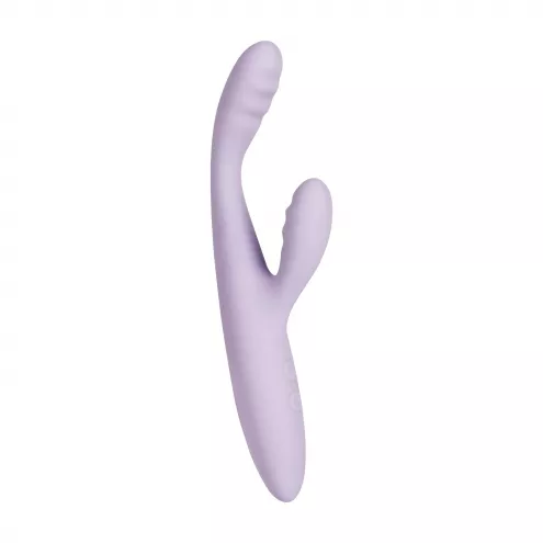 Тонкий кролик-вібратор Svakom Cici 2+ Lilac, керування зі смартфона, підігрів до 38 °C