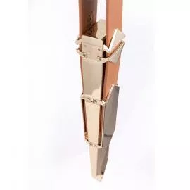 Регулируемая шлепалка LOCKINK Adjustable Slapper for Impact Play - Brown - 6