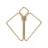 Зажимы для сосков с тяжелой подвеской LOCKINK Nipple Clamps with Heavy Pendant - Golden