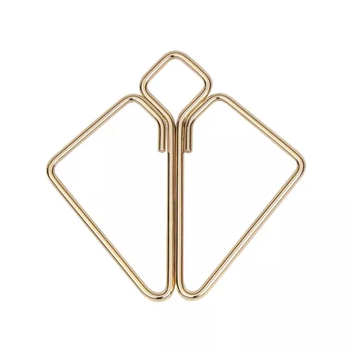 Зажимы для сосков с тяжелой подвеской LOCKINK Nipple Clamps with Heavy Pendant - Golden