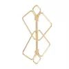 Зажимы для сосков с тяжелой подвеской LOCKINK Nipple Clamps with Heavy Pendant - Golden
