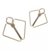 Зажимы для сосков с тяжелой подвеской LOCKINK Nipple Clamps with Heavy Pendant - Golden