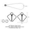 Зажимы для сосков с тяжелой подвеской LOCKINK Nipple Clamps with Heavy Pendant - Grey