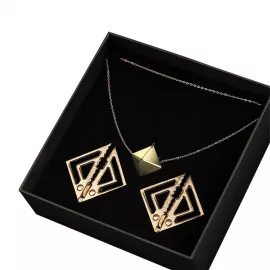 Затискачі для сосків з важкою підвіскою LOCKINK Adjustable Nipple Clamps with Heavy Pendant - Golden - 4
