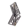 Затискачі для сосків з важкою підвіскою LOCKINK Adjustable Nipple Clamps with Heavy Pendant - Grey