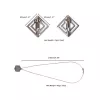 Затискачі для сосків з важкою підвіскою LOCKINK Adjustable Nipple Clamps with Heavy Pendant - Grey