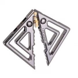 Затискачі для сосків з важкою підвіскою LOCKINK Adjustable Nipple Clamps with Heavy Pendant - Grey - 8