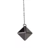 Затискачі для сосків з важкою підвіскою LOCKINK Adjustable Nipple Clamps with Heavy Pendant - Grey
