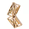 Затискачі для сосків з легкою підвіскою LOCKINK Adjustable Nipple Clamps with Light Pendant - Golden